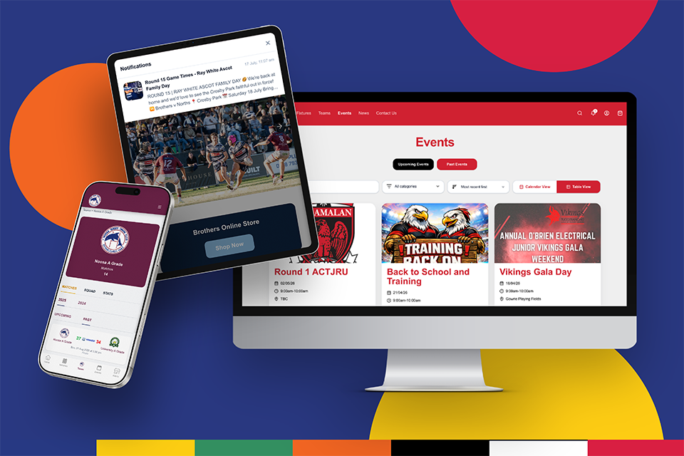 A PC, tablet and smart phone provide access to a digital clubhouse