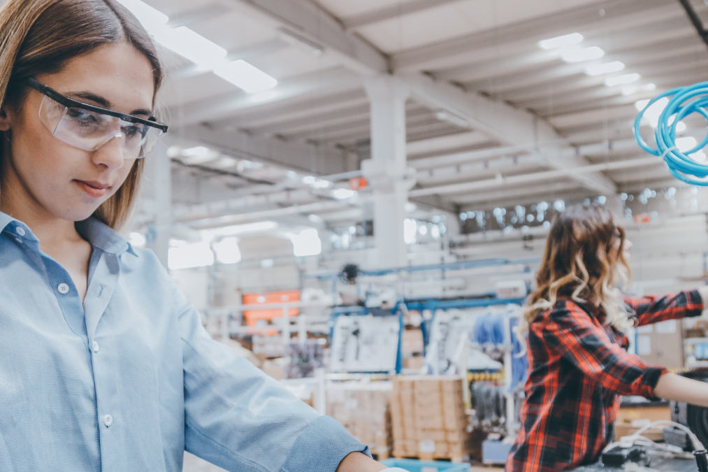 Woman in factory