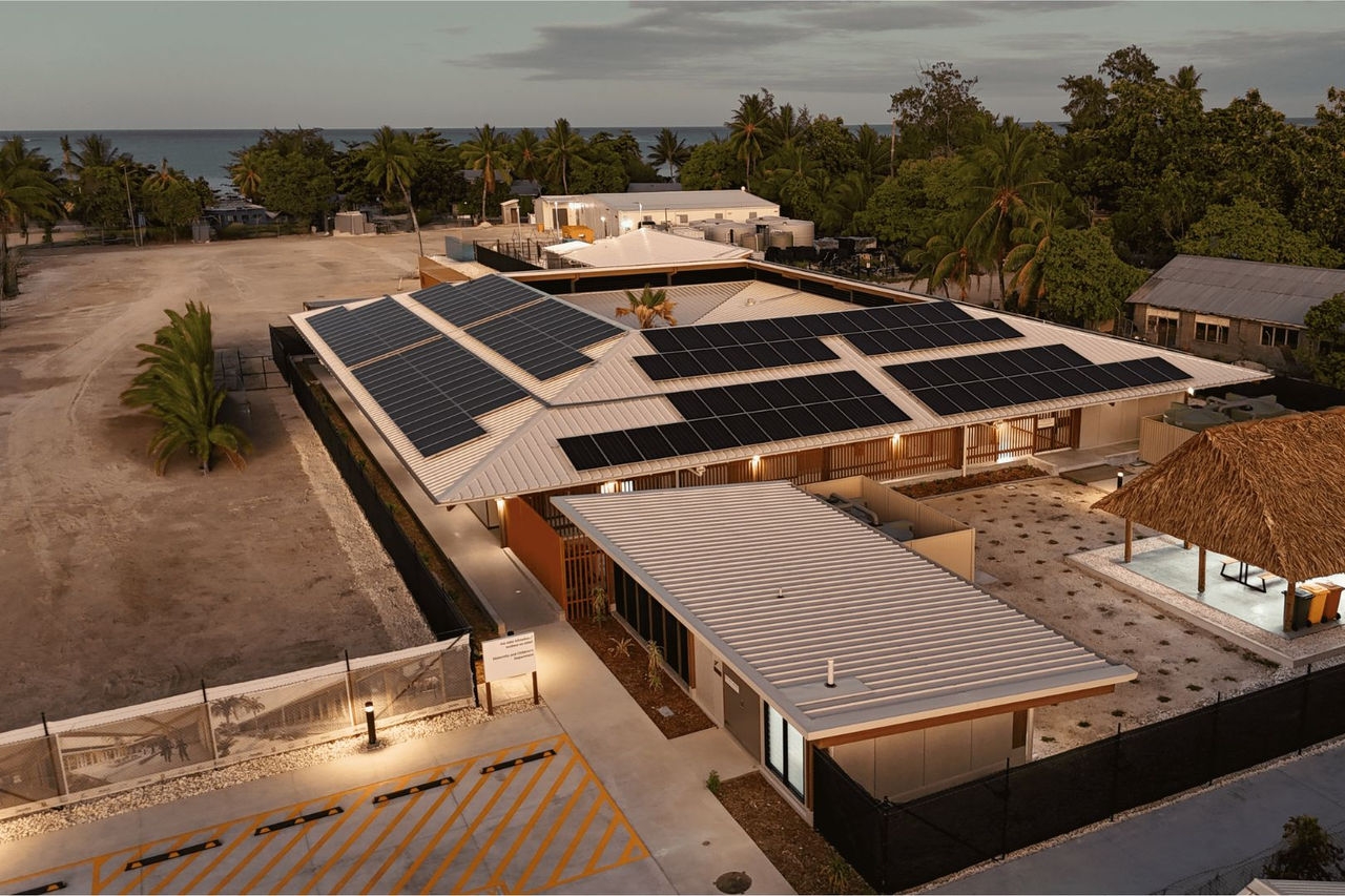 a rendered image of residential buildings