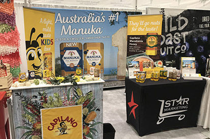Capilano display at a trade show in Canada