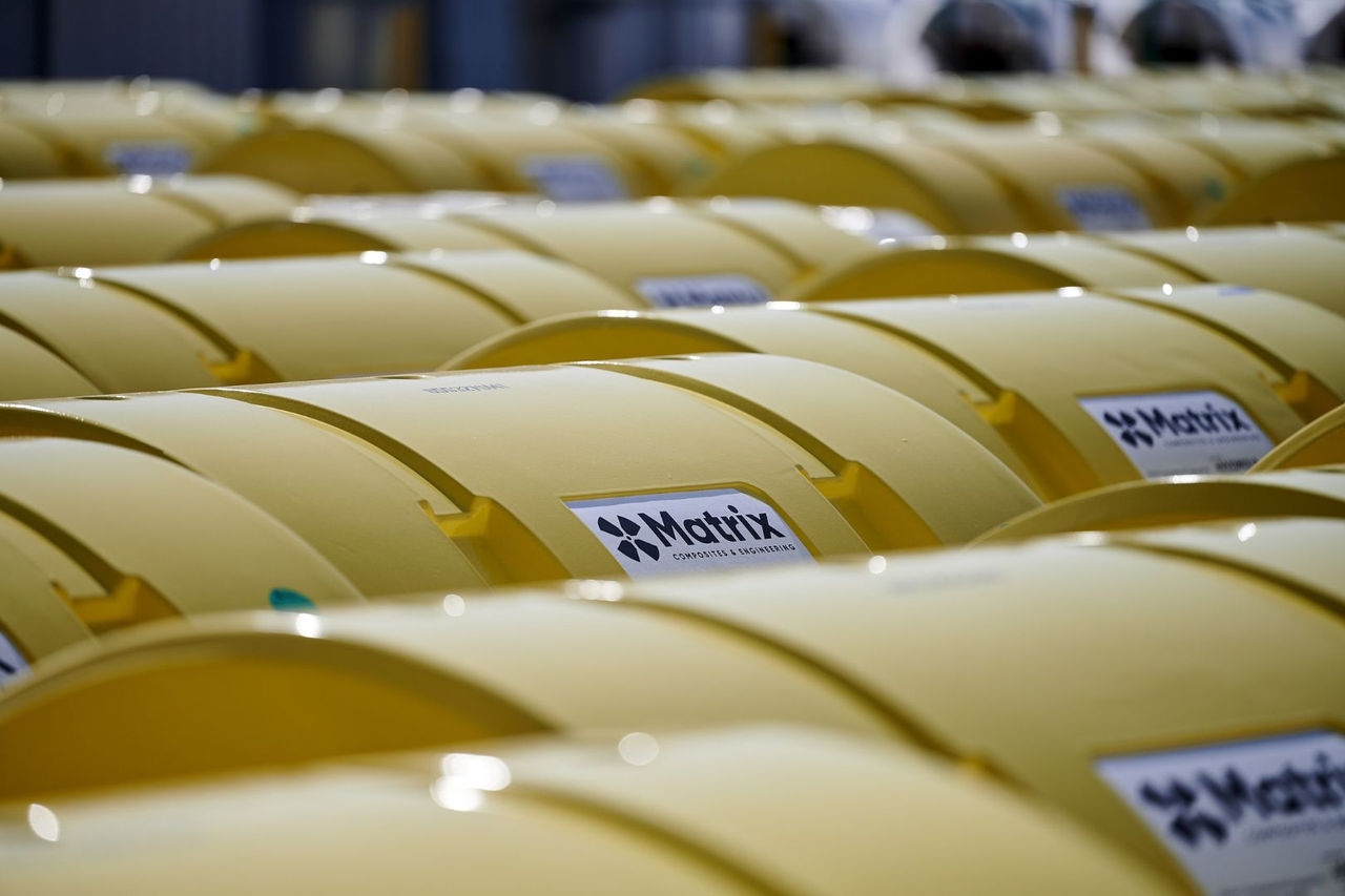 yellow composite plastic objects